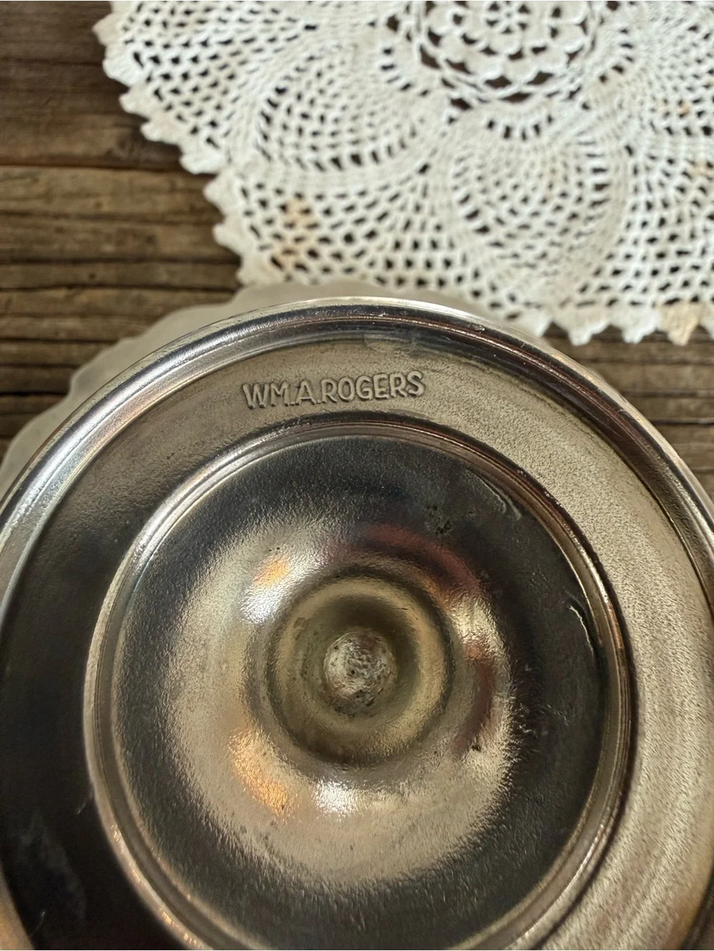 WM A Roger’s Silverplate silver Pedestal Compote Bowl